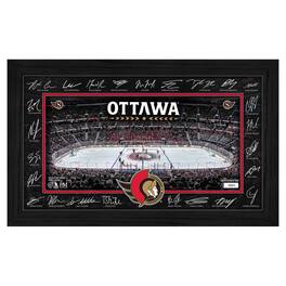 Highland Mint - Ottawa Senators Limited Edition 2025 Facsimile Signature Rink Framed Photograph - Multicolor