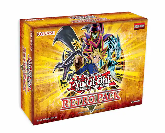 Konami RetroPack Yu-Gi-Oh! Trading Card Game 6+ Years 6 Years Old 9-Card Packs Four.