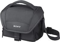 Angle. Sony - LCS U11 Soft Camera Case - Black.