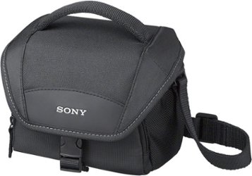 Sony - LCS U11 Soft Camera Case - Black - Angle_Zoom