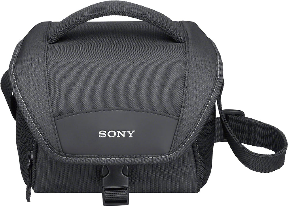Alt View 11. Sony - LCS U11 Soft Camera Case - Black.