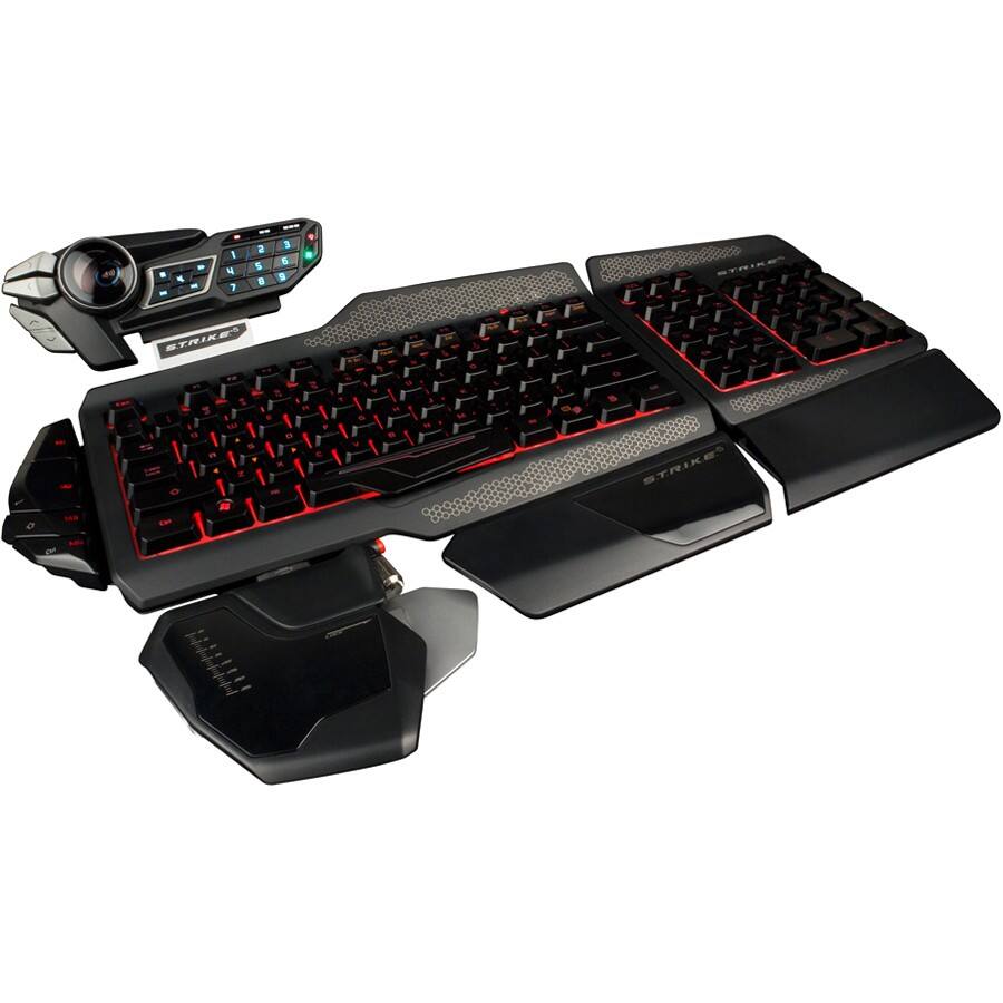 Alt View Standard 20. Mad Catz - S.T.R.I.K.E. 5 Gaming Keyboard - Black.