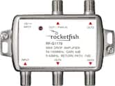 Rocketfish™ - 4 Output Coaxial Amplifier - Silver