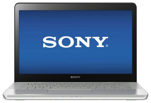Front Standard. Sony - VAIO Fit 14" Touch-Screen Laptop - 8GB Memory - 750GB Hard Drive + 8GB Flash Memory - Silver.