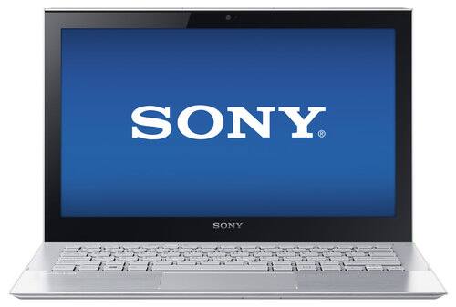 Front Standard. Sony - VAIO Pro 11.6" Touch-Screen Laptop - Intel Core i5 - 4GB Memory - 128GB Solid State Drive - Silver.
