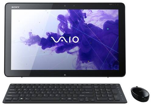 Front Standard. Sony - VAIO Tap 20 20" Portable Touch-Screen All-In-One Computer - 4GB Memory - 750GB Hard Drive.