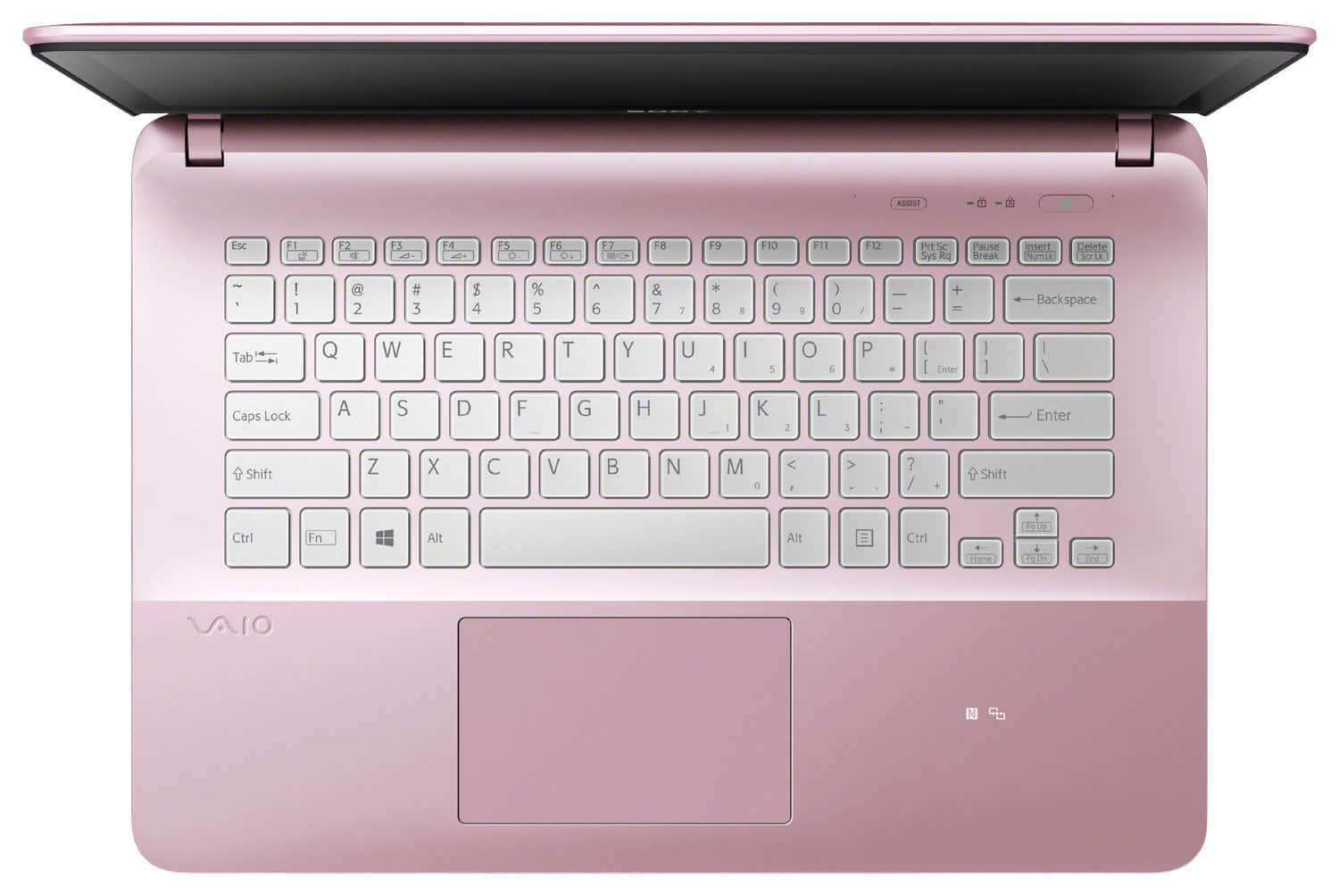 Alt View Standard 1. Sony - VAIO Fit 14" Touch-Screen Laptop - 6GB Memory - 750GB Hard Drive - Pink.