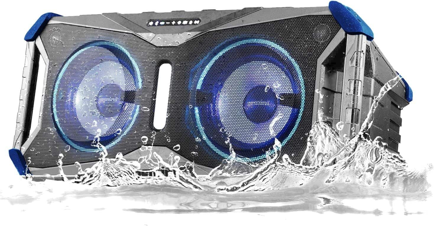 Gemini - SOSP-8BGB Floating Waterproof Wireless Bluetooth Speaker (2025) - Black