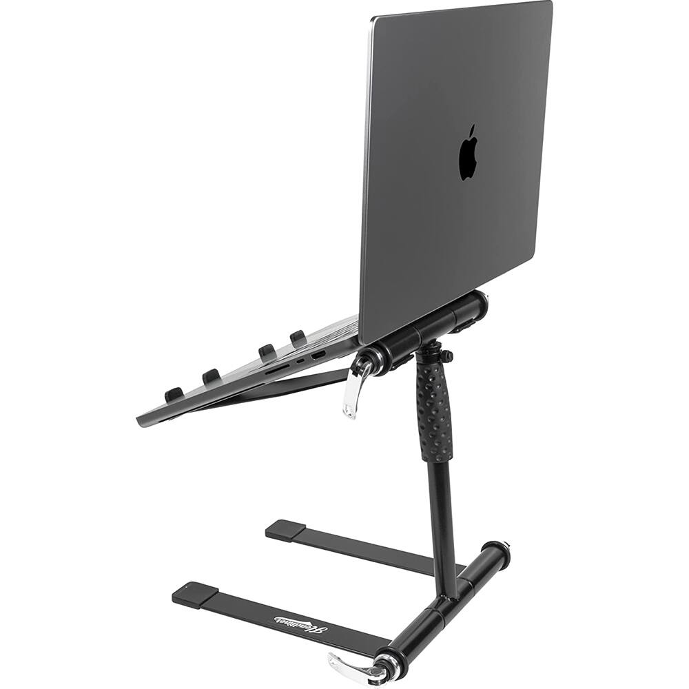 Front. Headliner - Digistand Pro Laptop Stand for DJs and Musicians HL20005 - Black.