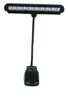 Gator Frameworks - Clip-on LED Music Lamp with Adjustable Neck, with Clamp on Design Allows Attachment in a Variety of Applications