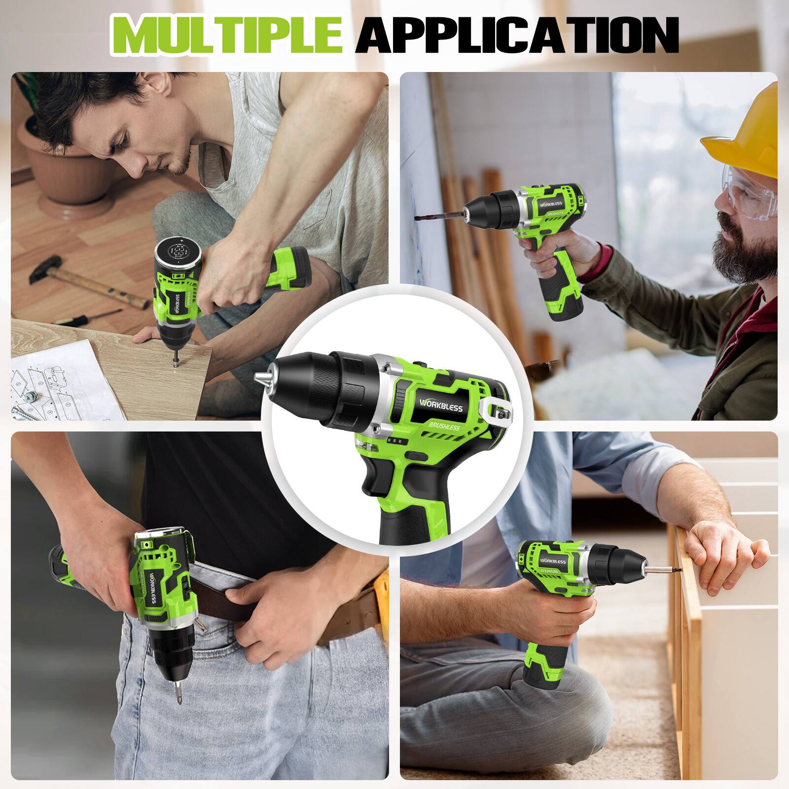 MULTIPLE APPLICATION

WORKLESS BRUSHLESS