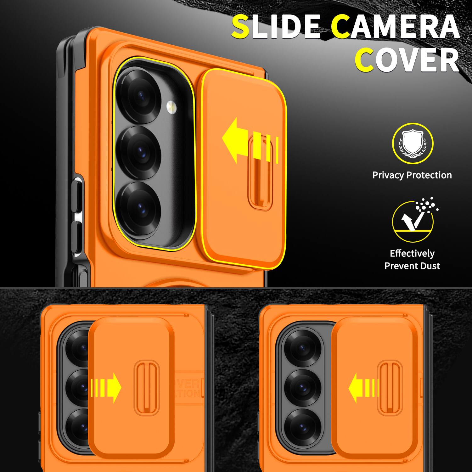 SLIDE CAMERA COVER  
Privacy Protection  
Effectively Prevent Dust