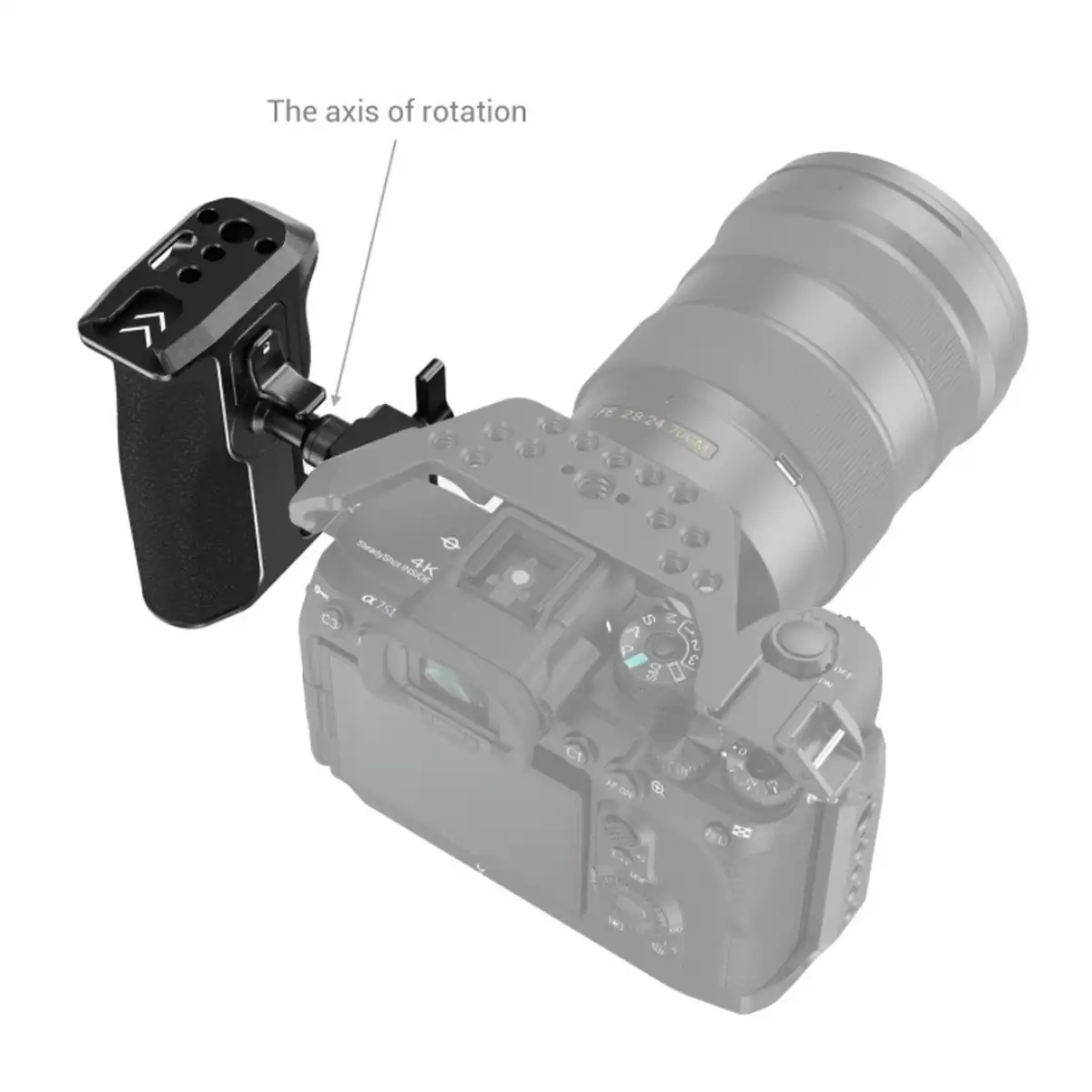The axis of rotation FE 20/24 70GM SmadyShot 4K INSIDE a 751 C3 S A 2 E SAO 0.0 CN NL