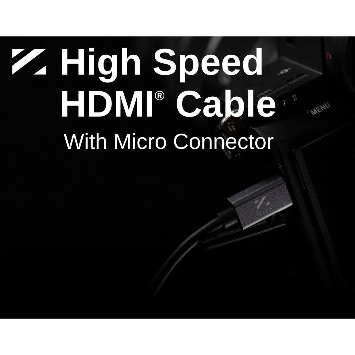 High Speed HDMI® Cable With Micro Connector