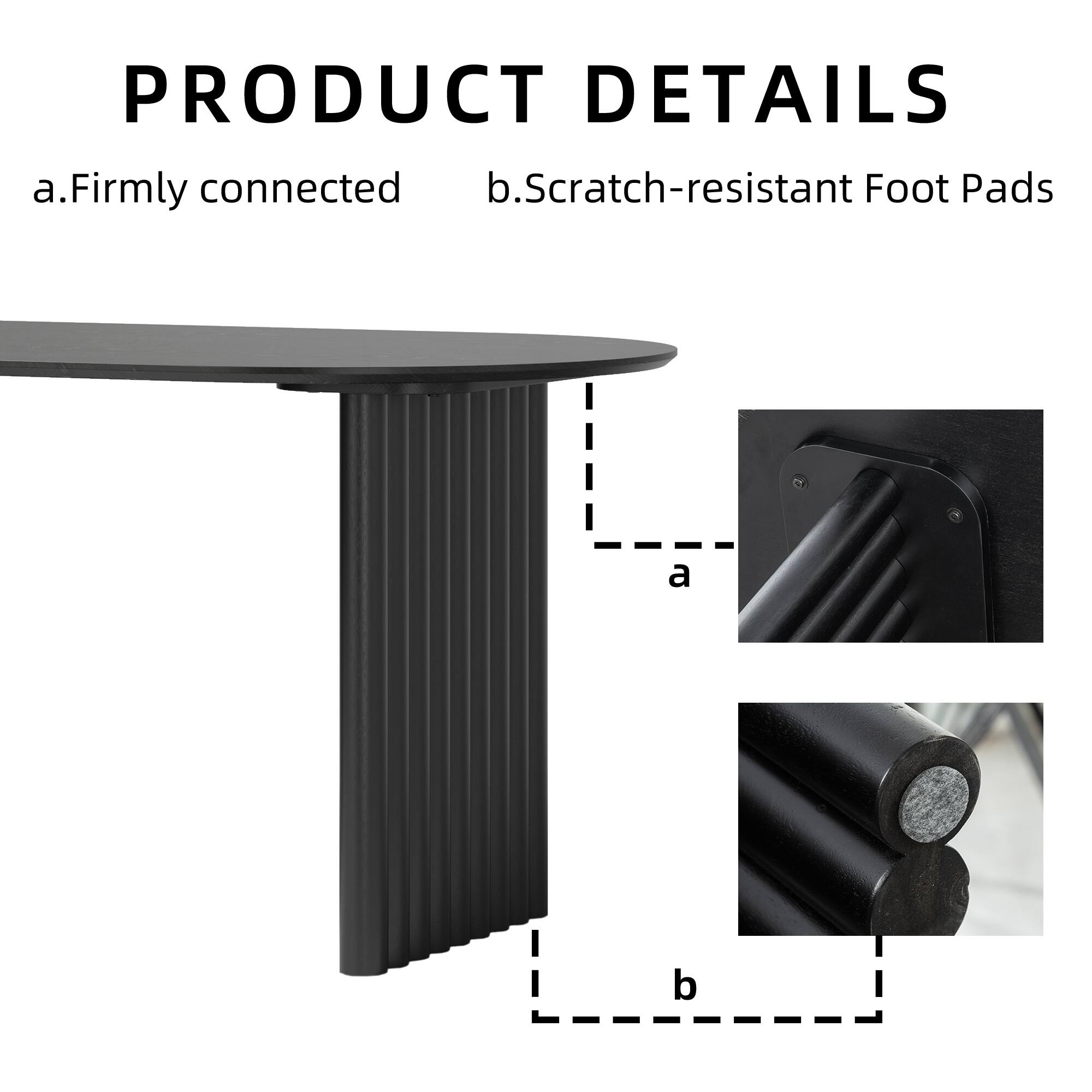 PRODUCT DETAILS  
a. Firmly connected  
b. Scratch-resistant Foot Pads