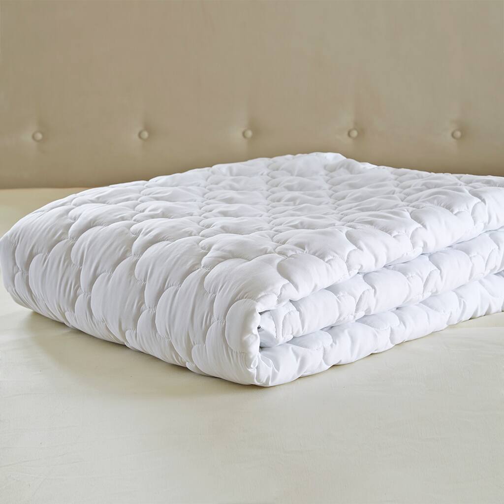 Alt View 1. Gracie Mills - Gracie Mills Ferula Wonderwool Down Alternative Blanket A Modern Comfort Revolution - White.