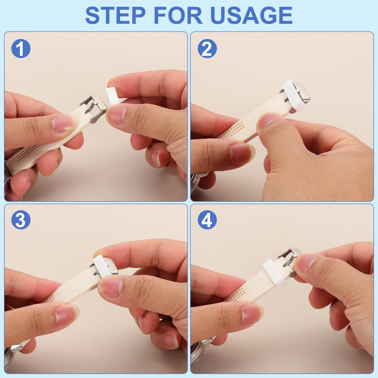 STEP FOR USAGE

1

2

3

4