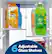 FRESH SQUEEZED orange juice
FRESH SQUEEZED WITH CALCIUM
LIME NATURALLY FLAVORED SODA
6 Adjustable Glass Shelves