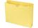 Front. Smead - Paper Stock File Jacket, 2" Expansion, Letter Size, Yellow, 50/Box - Yellow.
