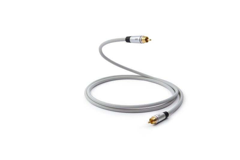 Front. QED - QED Performance Digital Audio Cable 0.75M - Silver.