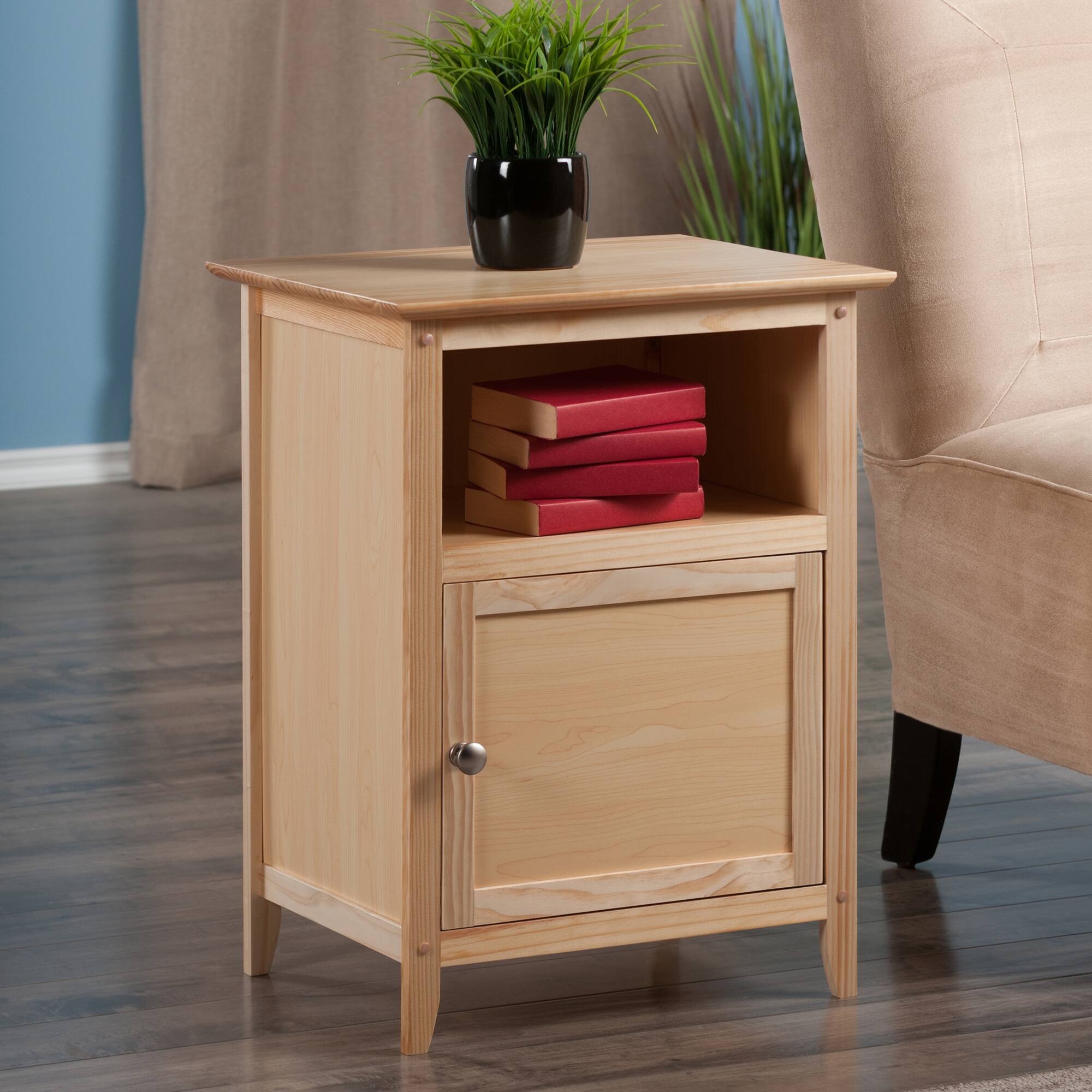 Alt View 6. Winsome Wood - Henry Accent Table, Nightstand - Natural.