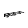 Fleximounts - 48 in. x 16 in. Heavy Duty Steel Garage Wall Shelf with Brackets - Black