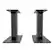Alt View 10. Kanto - 9" Universal Desktop Speaker Stands with Cable Management, Pair - Black.