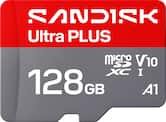 SANDISK - 128GB Ultra PLUS microSD UHS-I Memory Card, Read Speeds up to 200MB/s