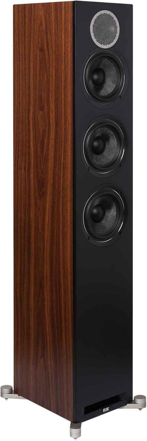 Back. ELAC - Elac DFR52-BK - Debut Reference 5.25" Floor Speaker - Black, Sold Individually - Black/Gray.