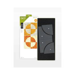 AccuQuilt - GO! Fabric Cutting Dies; Drunkards Path - Black