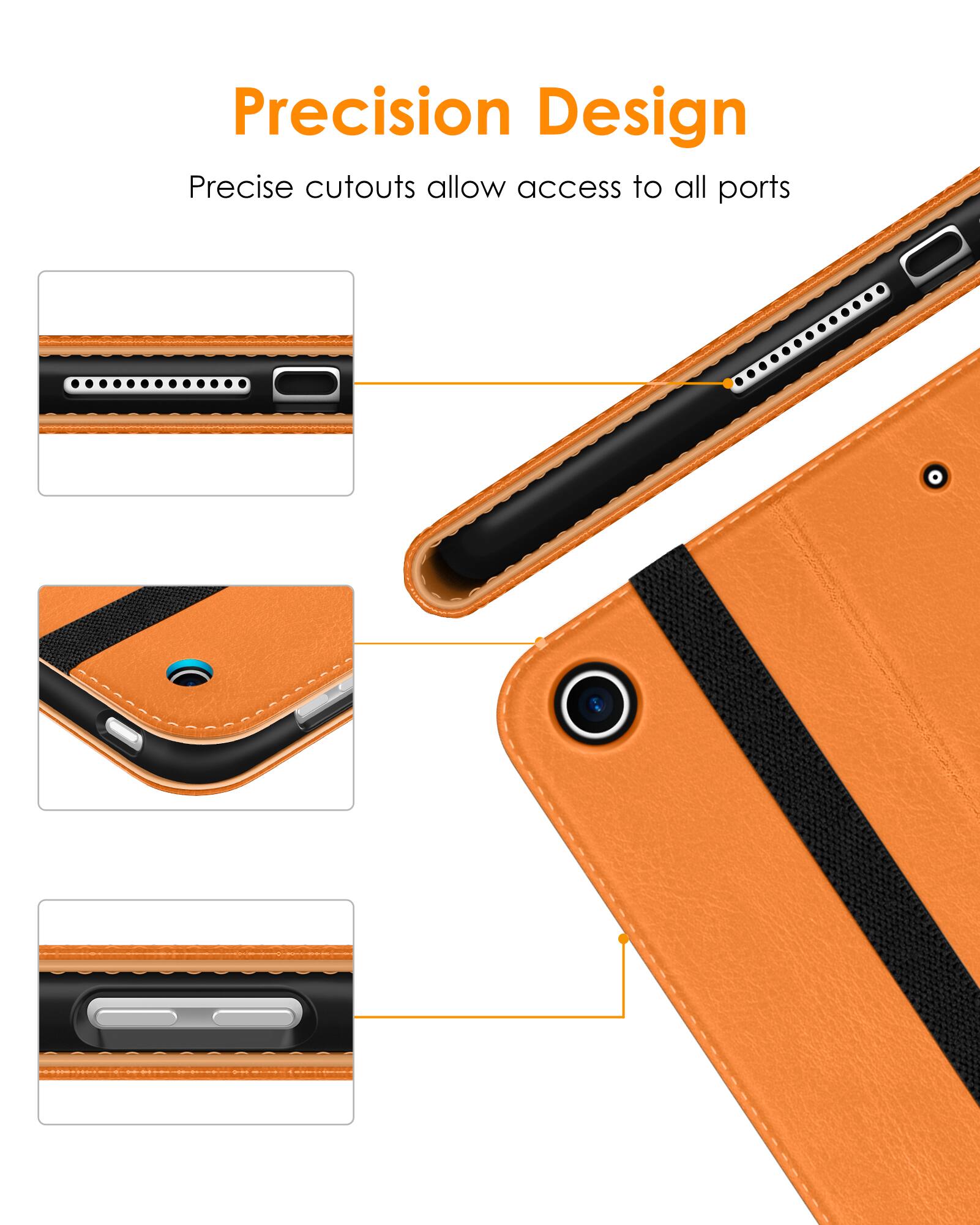 Precision Design  
Precise cutouts allow access to all ports