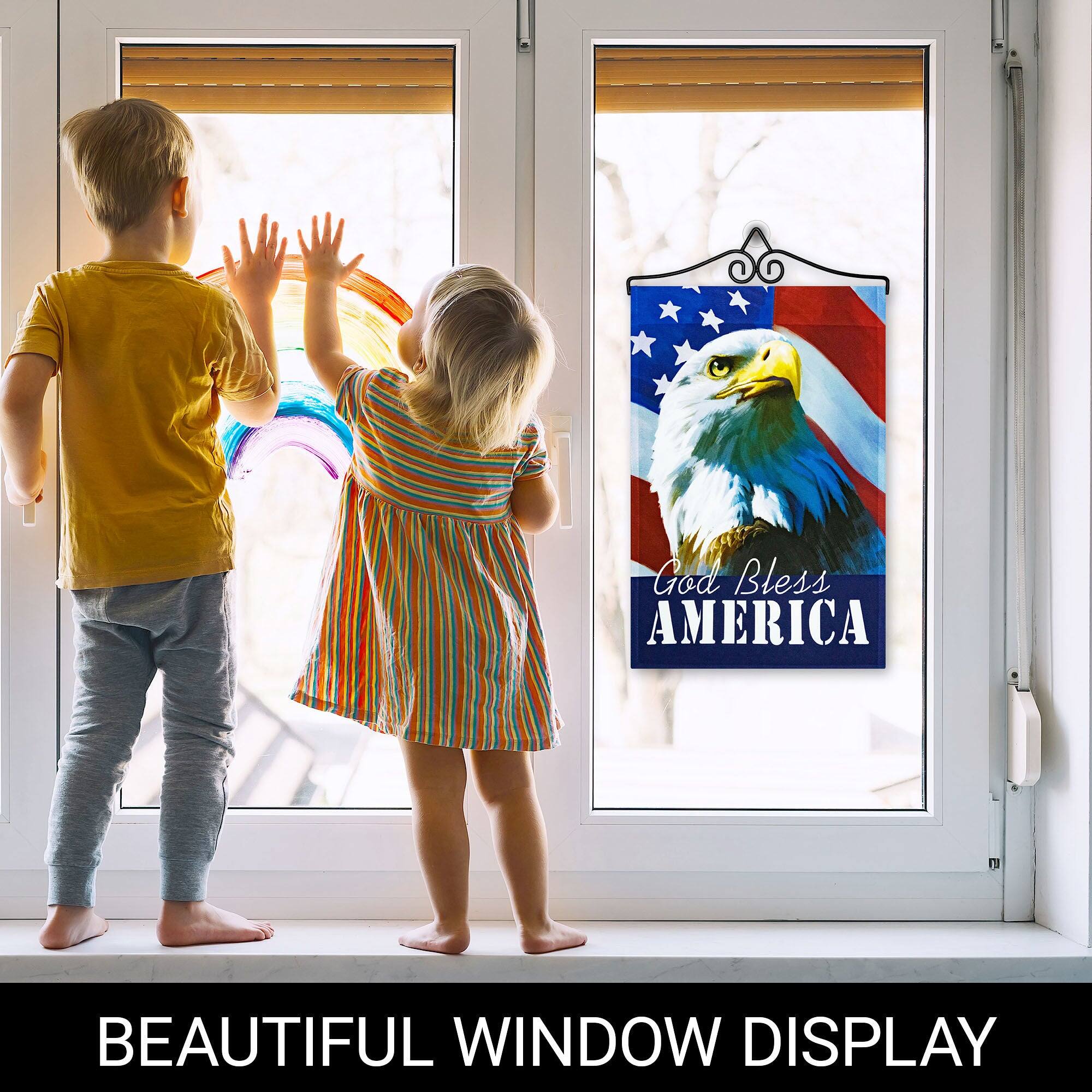 God Bless America  
Beautiful Window Display