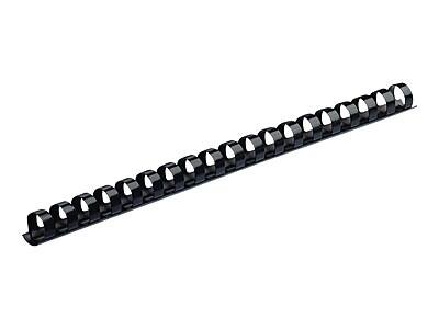 Alt View 2. Fellowes - 1/2" Plastic Binding Spine Comb, 90 Sheet Capacity, 100/Pack - Black.