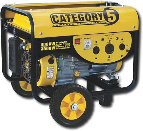 Angle Standard. Champion - 4000W/3500W Portable Generator.