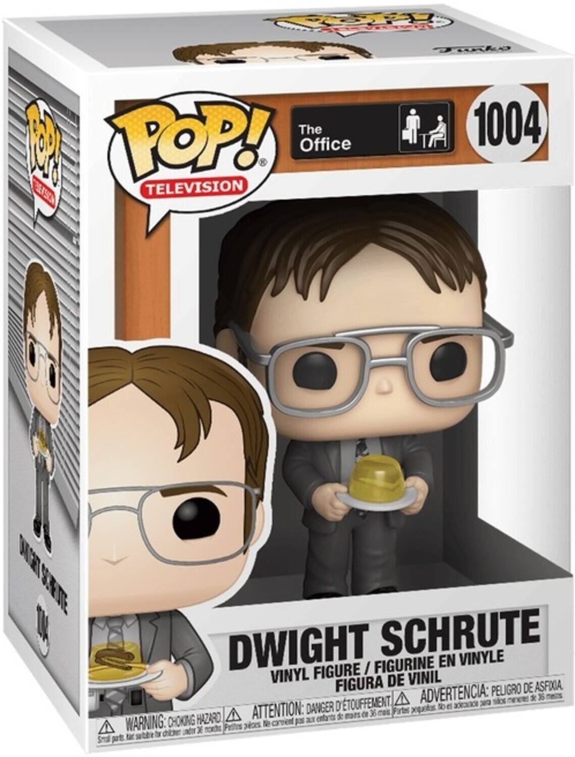 The text on the image is:

"POP! TELEVISION
The Office
1004
DWIGHT SCHRUITE
VINYL FIGURE / FIGURINE EN VINYLE
FIGURA DE VINIL
PELIGRO DE ASFIXIA / D'ETOUFFEMENT
ADVERTENCIA: PELO RIESGO DE ASFIXIA
DANGER: CHOKING HAZARD
ATTENTION: PELIGRO DE ASFIXIA
WARNING: CHOKING HAZARD"

Corrected text:

"POP! TELEVISION
The Office
1004
DWIGHT SCHRUITE
VINYL FIGURE / FIGURINE EN VINYLE
FIGURA DE VINIL
PELIGRO DE ASFIXIA / D'ETOUFFEMENT
ADVERTENCIA: PELO RIESGO DE ASFIXIA
DANGER: CHOKING HAZARD
ATTENTION: PELIGRO DE ASFIXIA
WARNING: CHOKING HAZARD"