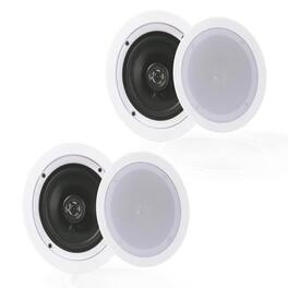 Pyle - Audio PDIC1651RD 5.25 Inch 2 Way 150W Home Ceiling Wall Speakers (4 Pairs)
