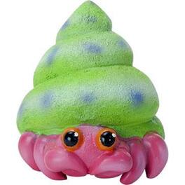Pacific Trading - Hermie Pink and Green Hermit Crab Figurine 2 inch - Multicolor
