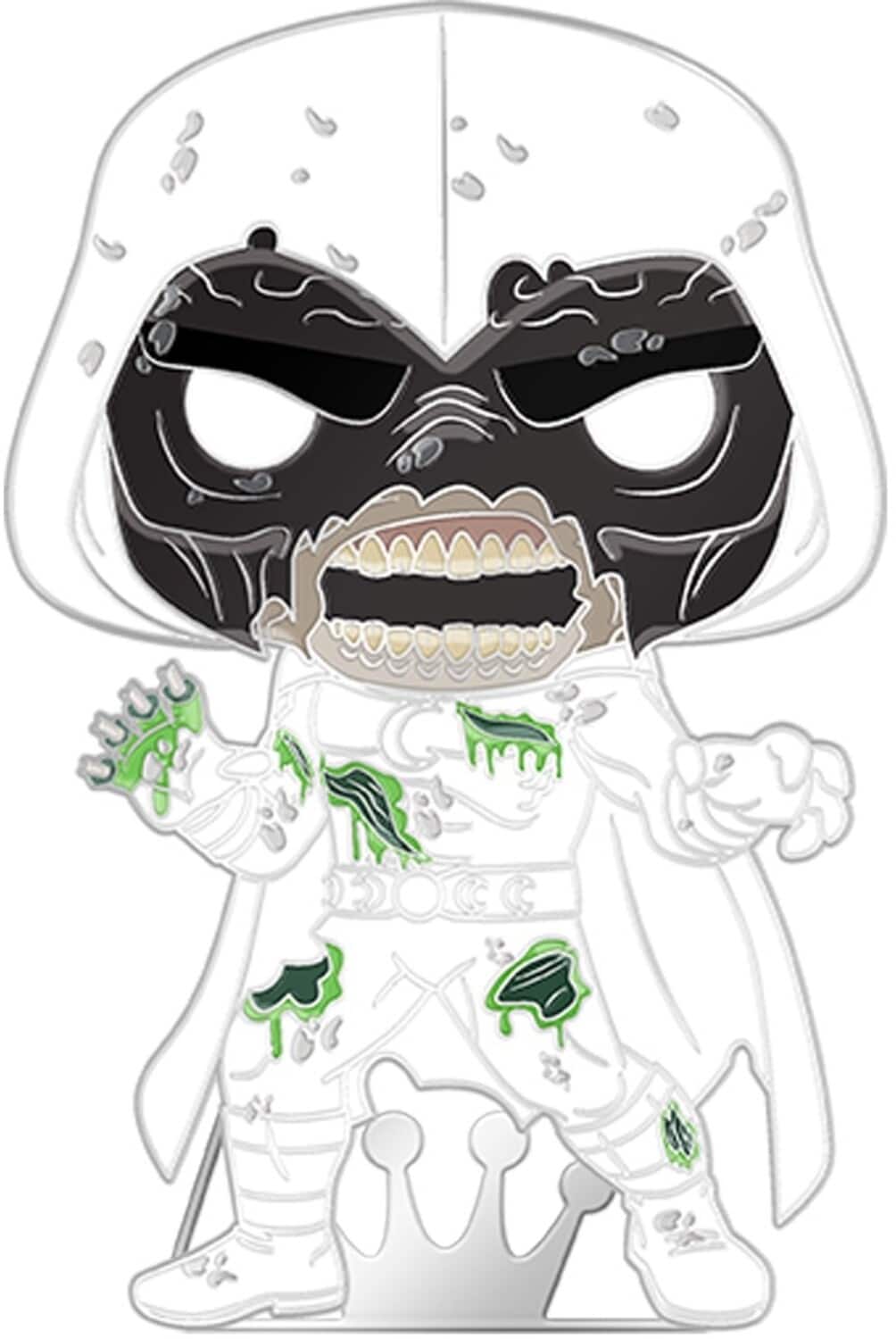 FUNKO POP! PINS: Marvel: Zombie Moon Knight - APPAREL - Multicolor