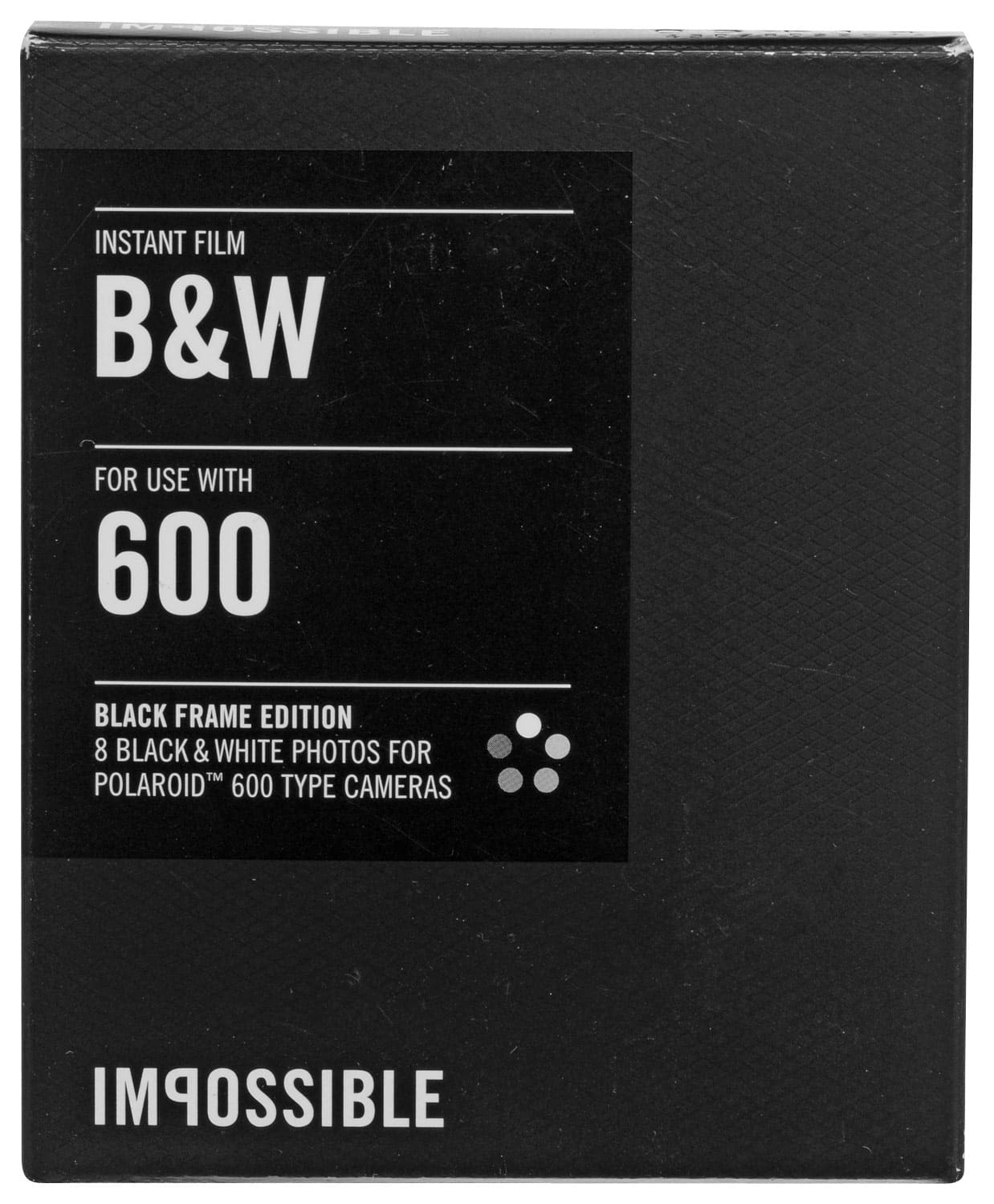 Angle. Impossible - Black-and-White Instant Film.