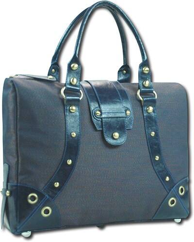Angle Standard. Kerri Mack - Cannes Women's Laptop Bag - Light Blue.
