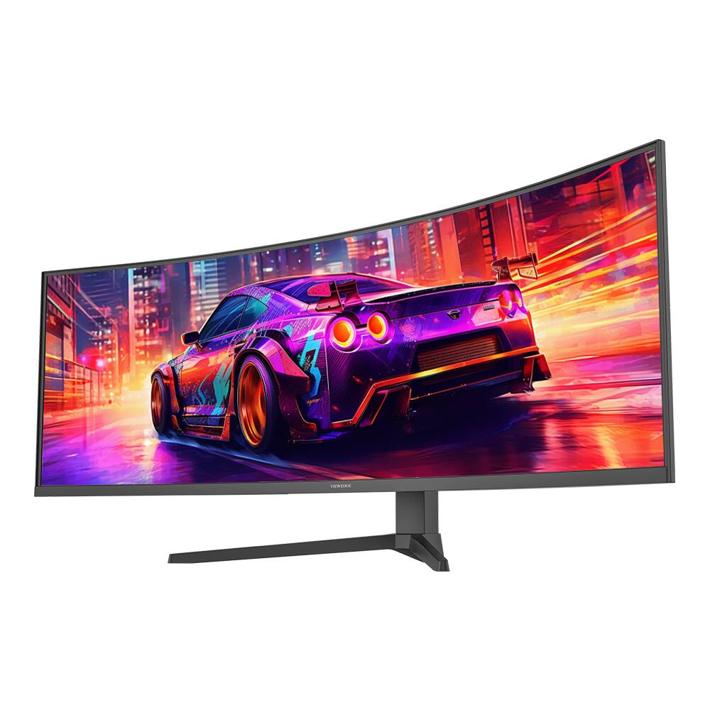 Alt View 8. Viewedge - Viewedge 49" Curved Monitor Ultrawide Gaming 120Hz 1ms 32:9 DQHD 5120 x 1440P Computer Monitor R1500 - Black.