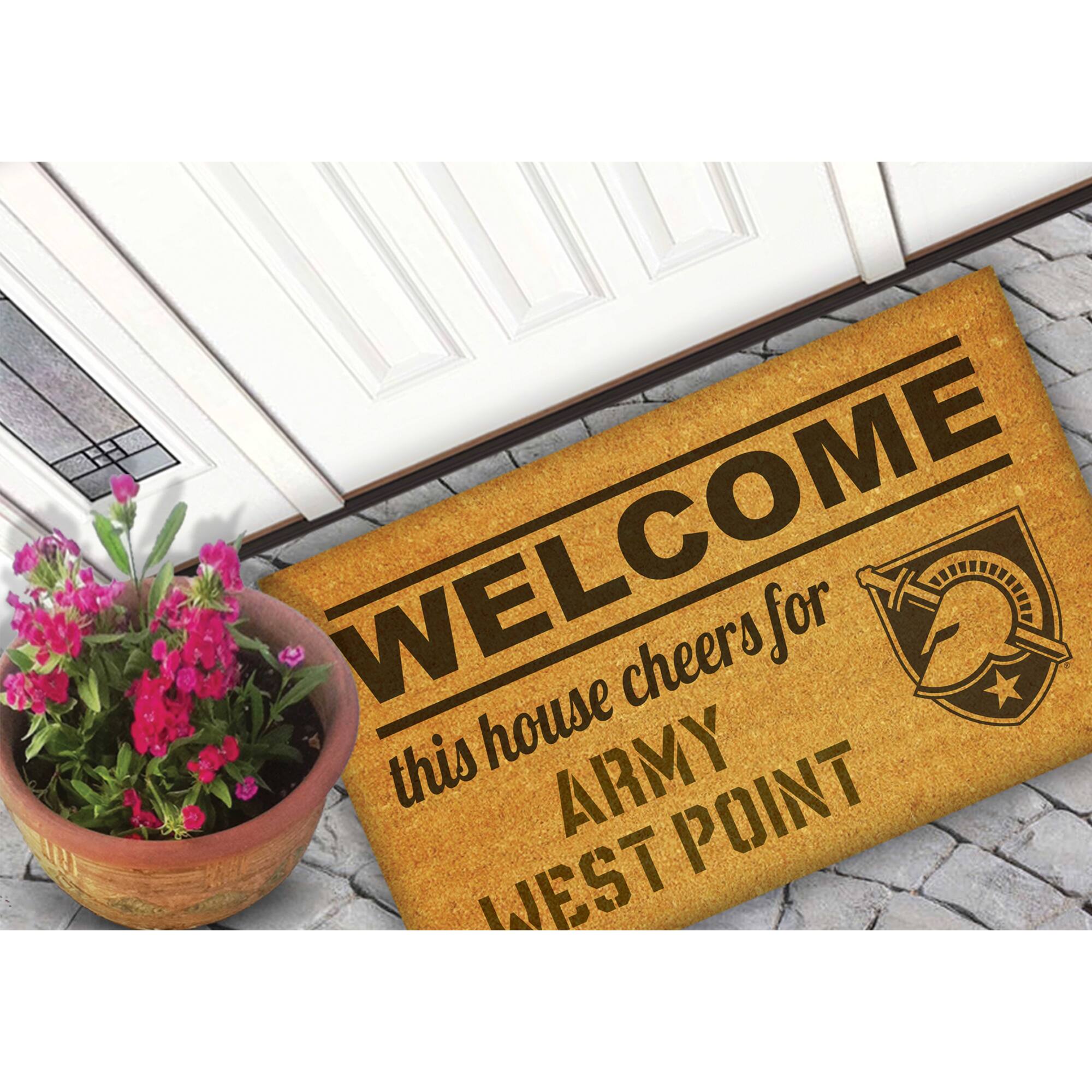 WELCOME  
this house cheers for  
ARMY  
WEST POINT