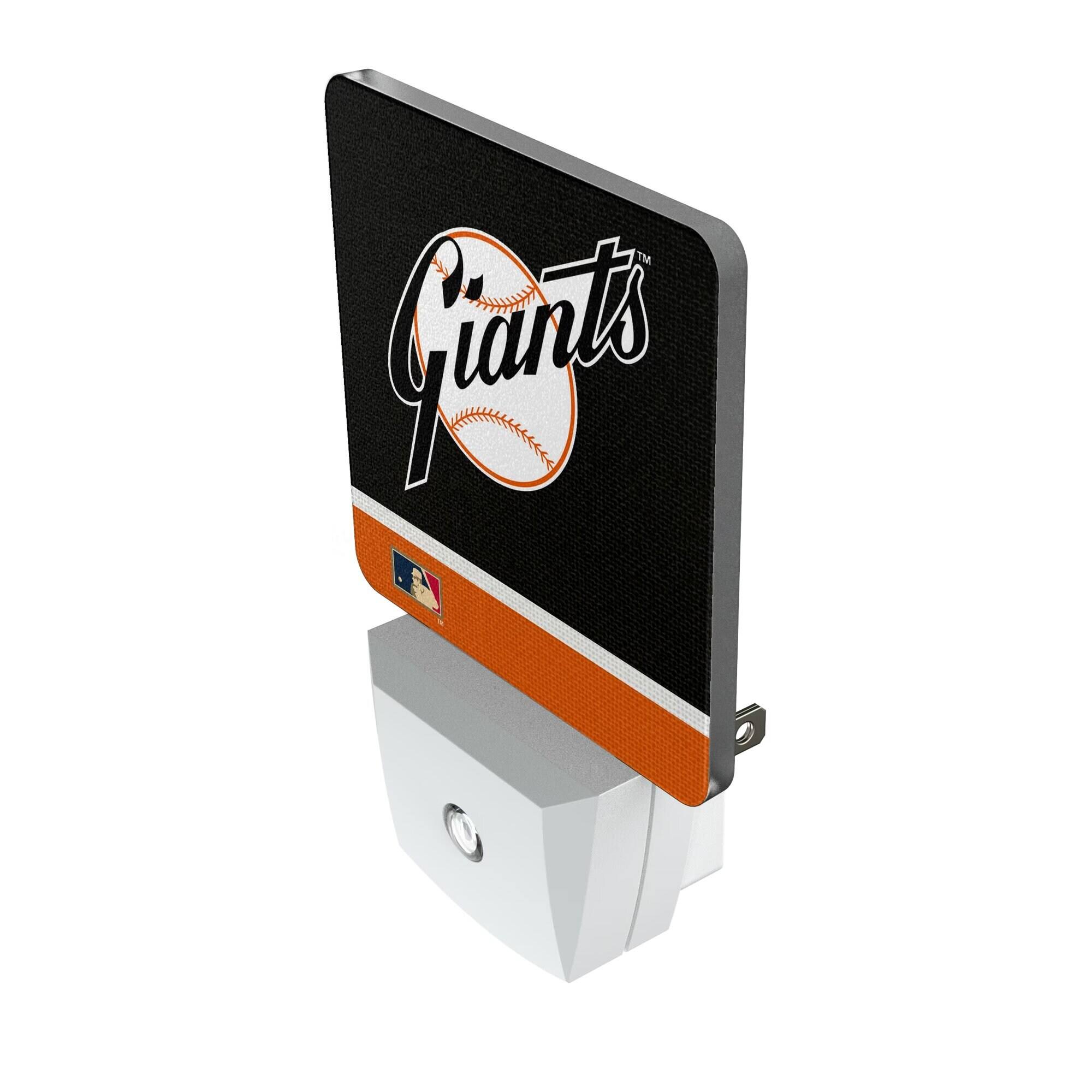 Alt View 1. Keyscaper - San Francisco Giants Alternate Logo Stripe Design Nightlight 2-Pack - Multicolor.
