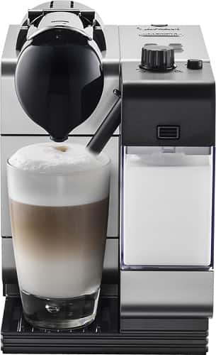 DeLonghi - Nespresso Lattissima Plus Espresso Maker - Silver - Angle