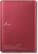 Back Standard. Sony - Touch Edition Digital Text Reader - Red.
