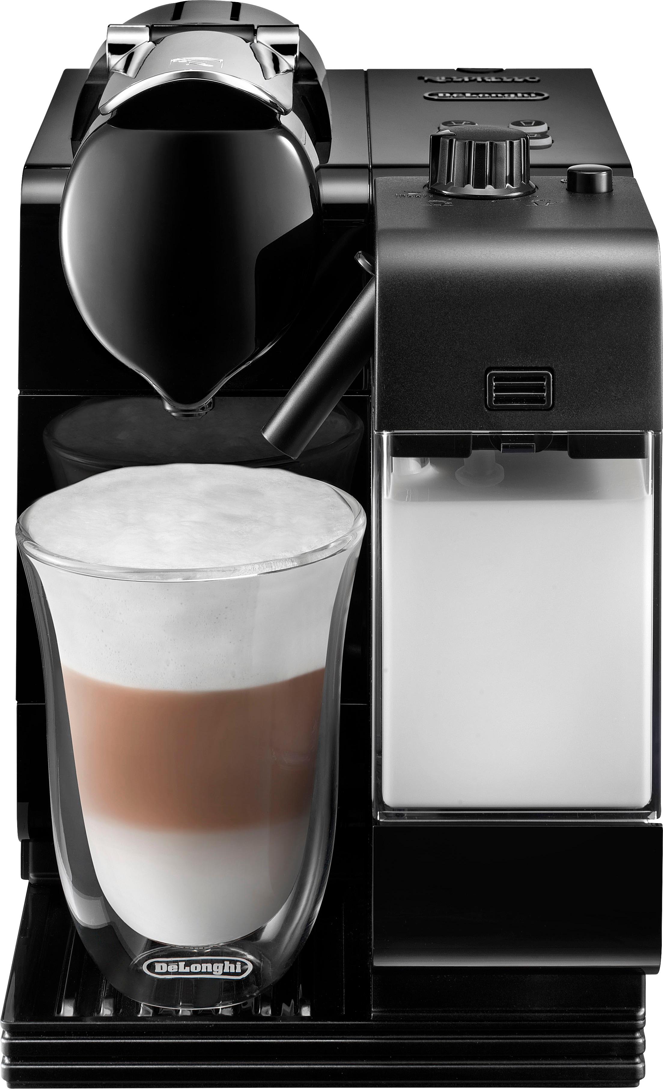Nespresso Lattissima One Original Espresso Machine with Milk Frother by  DeLonghi Black EN510B - Best Buy