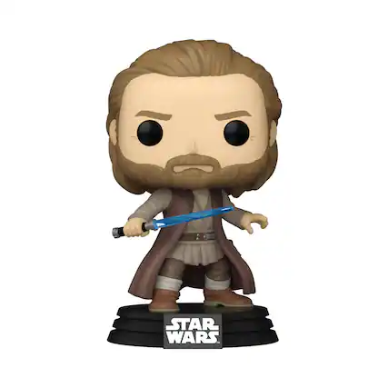 Front. Funko - POP! Vinyl: Star Wars- Obi-Wan Kenobi.