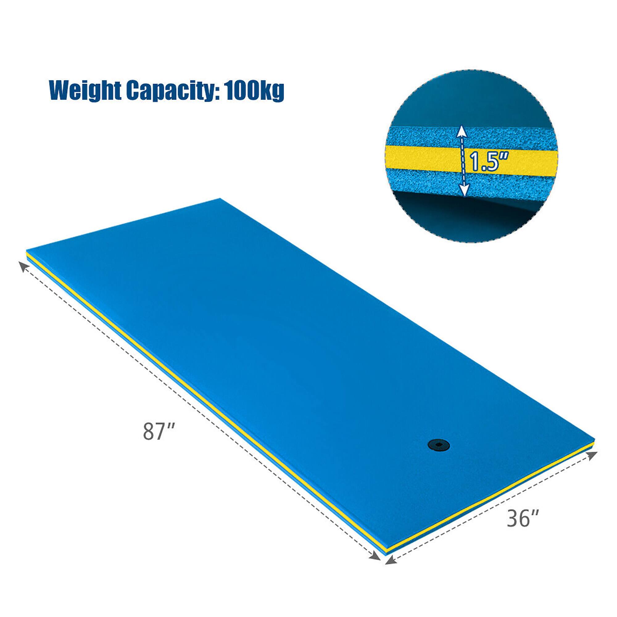 Weight Capacity: 100kg  
1.5"  
87"  
36"