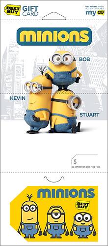  Best Buy - $15 Minions Gift Card