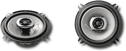 Front Standard. Pioneer - 5-1/4" 2-Way Car Speakers with Polypropylene Cones (Pair).